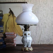 Victorian German Porcelain Owl