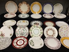 Job Lot 50 Vintage Mismatched Bone China Side plates  - Tea Parties, Crafting