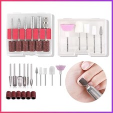Nail Drill Bits Electric Manicure Machine Cutter Diamond File Gel Polish Kit Set
