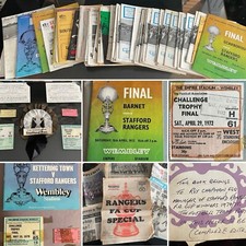 STAFFORD RANGERS FC 70s 80s