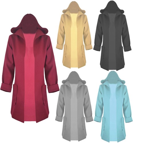 Womens ladies hooded long - womens,