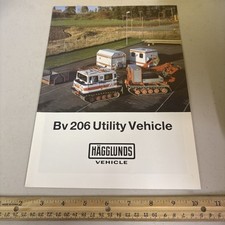 VTG 1988 Hagglunds BV 206 Swedish Construction Transpor Utility Vehicle Brochure