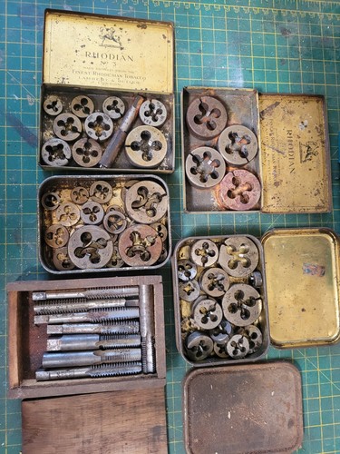 Job lot taps and dies - lot, of