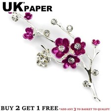 NEW LARGE SILVER BLOSSOM