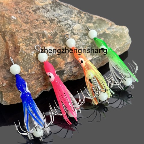 10pcs colorful luminous squid - 10pcs,