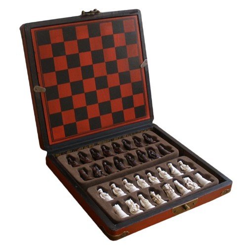 Antique chess set - 1x,