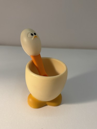 Egg cup and spoon - and, ~