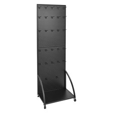 Uimoso Black Pegboard Stand