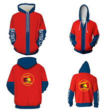 Cosplay Hoodies Adult Sweatshirts Jacket Coats For Baywatch Lifeguard
