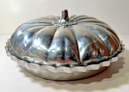 Vintage pumpkin pie plate - pie,