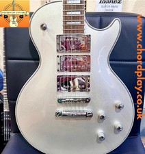 🌟RARE 2019🌟 Burny RLC-60 Les Paul Custom~ HHH Silver Sparkle~ By Fernandes!