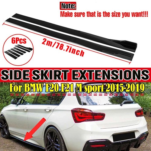 Black side skirt - black, extension