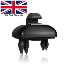(UK Fast Dispatch) Audi Sun Visor CLIP + TRIM for A1 A3 A4 A5 Q3 Q5 TT - BLACK