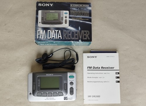 Rare sony srf - srf-dr2000, data
