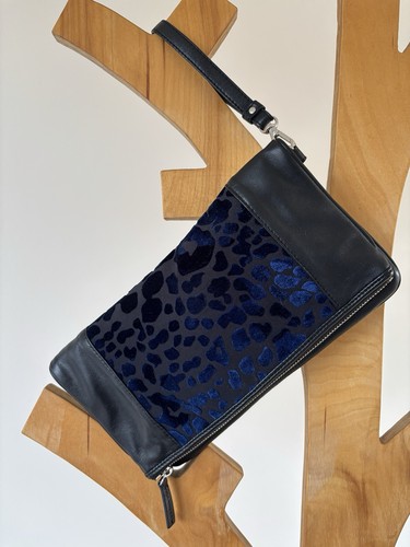 Reiss black leather blue - leather, &