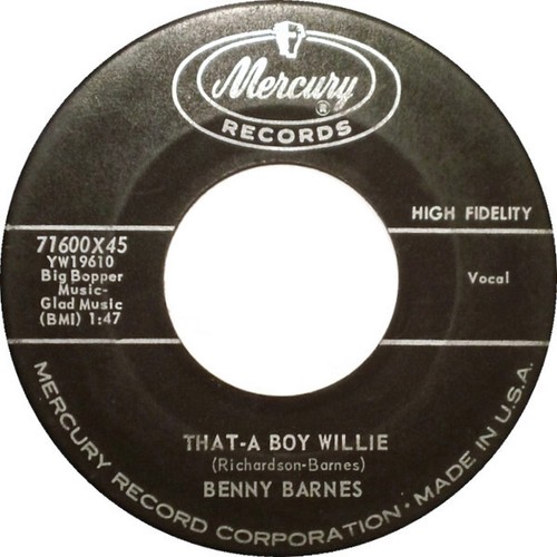 Benny barnes that a boy - barnes,