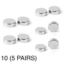 Pack of 5 Pairs Chrome Cover