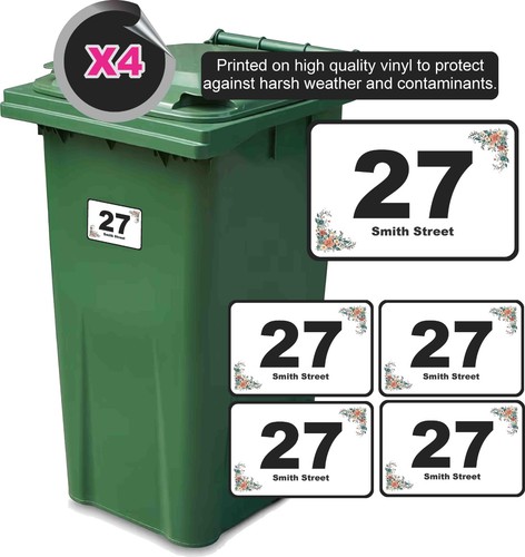Wheelie bin stickers - stickers, x