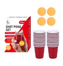 Drink Pong Set 28 PCS Novelty