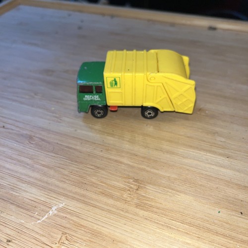Used refuse truck matchbox car - truck,
