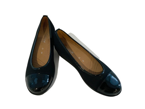 Gabor women black patent - patent, toe