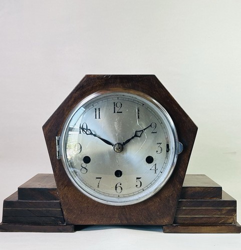 Antique train wood cased art - wood,