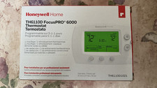 NEW Honeywell TH6110D1021 Thermostat – FocusPRO 6000, 1H/1C, Programmable, Large
