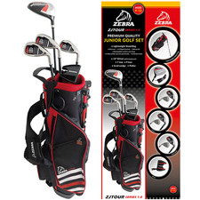 ZEBRA 2025 TOUR PREMIUM JUNIOR PACKAGE SET +GOLF STAND CARRY BAG / AGE 9-12