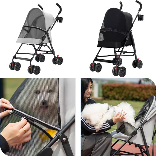 Wheel portable pet stroller - 4-wheel,
