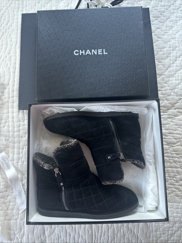 Authentic chanel black ankle - authentic,