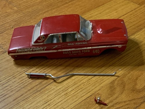 Vintage plastic car built - vintage,