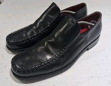 Oliver Sweeney Mens Black Leather Coward Loafers Slip On Shoes - UK Size 12