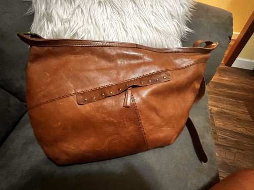 New ashwood leather brown hobo - new,