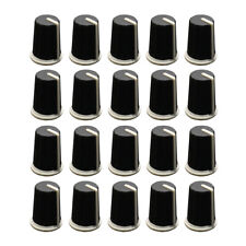 20PCS Black EQ Rotary Knob