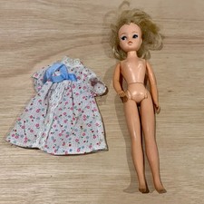 Vintage Sindy Doll 033055X Blonde Hair with Dress ~ Please Read
