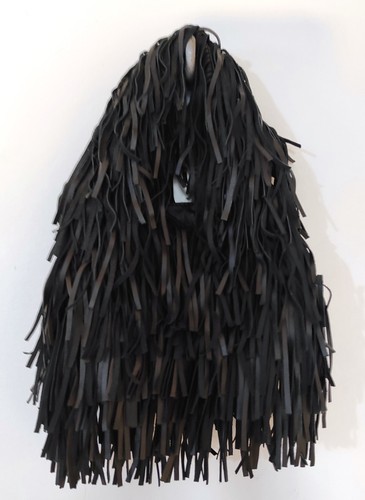 Zara fringed leather bucket - zara,