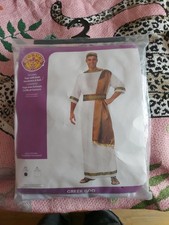 Mens Halloween Toga Costume Greek God Std Chest 91-106 cm