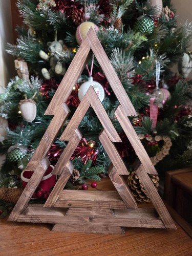 Hand made wooden - made, christmas