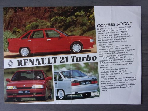 Renault turbo orig - renault, 21