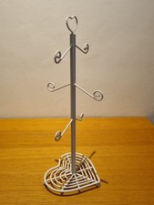 Shabby chic heart wire 6 mug