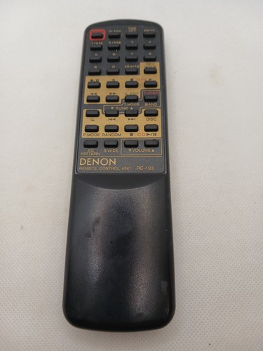 Denon 193 black - black, fully