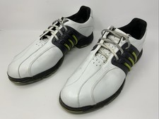 Adidas Mens Sz 12 Tour 360 Golf Shoes Sneakers White Leather Soft Spike Adiprene