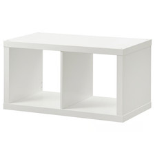 IKEA KALLAX Insert with Shelf / Shelving Unit White Storage Cube Organiser
