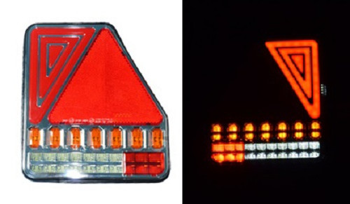 Led neon tail rear lights - 2x,