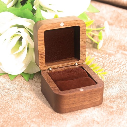 Ring case wooden box - ring,