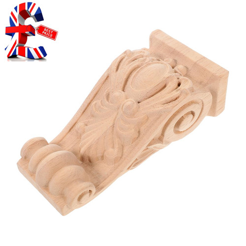 Wood carved corbel - wood, european