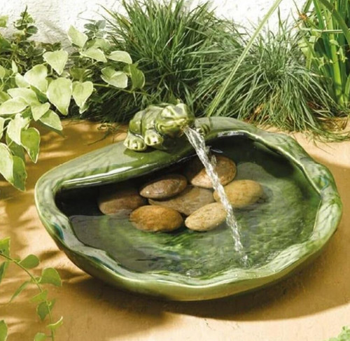 Solar powered water feature - powered,