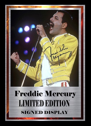 Freddie mercury signed - freddie,