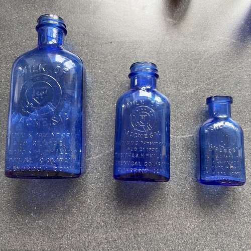 Vintage blue milk - 3, of