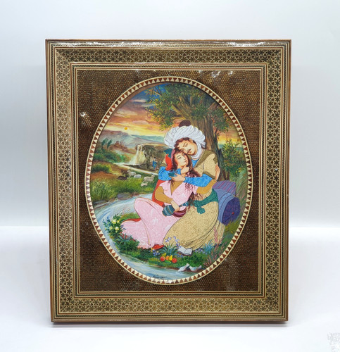 Persian hand painted miniature - hand,